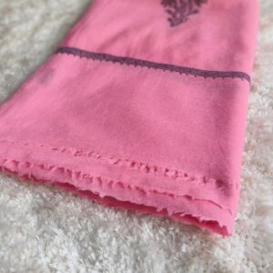 Candy Pink Kashmiri Sozni Hand-Embroidered Pashmina Shawl